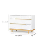Commode à 6 tiroirs Bliss pour chambre de bébé