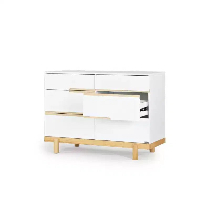 Commode à 6 tiroirs Bliss pour chambre de bébé