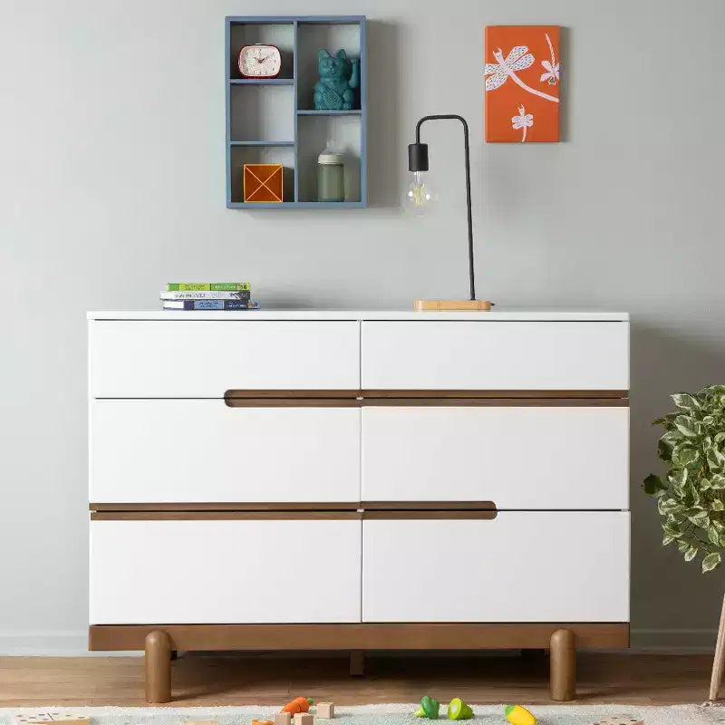 Commode à 6 tiroirs Bliss pour chambre de bébé