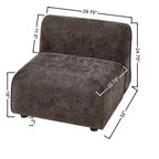 Christopher Knight Home Oriane, chaise d'appoint moderne incurvée et rembourrée