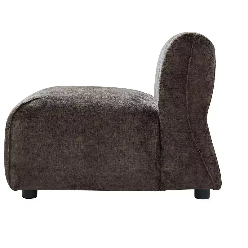 Christopher Knight Home Oriane, chaise d'appoint moderne incurvée et rembourrée
