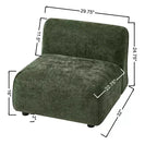 Christopher Knight Home Oriane, chaise d'appoint moderne incurvée et rembourrée