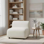 Christopher Knight Home Oriane, chaise d'appoint moderne incurvée et rembourrée