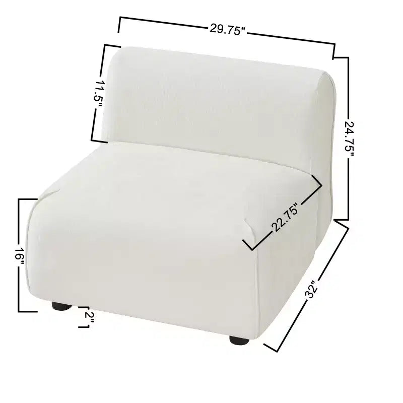 Christopher Knight Home Oriane, chaise d'appoint moderne incurvée et rembourrée