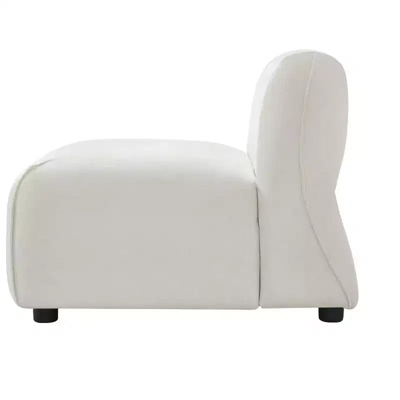 Christopher Knight Home Oriane, chaise d'appoint moderne incurvée et rembourrée