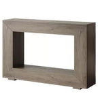 Console de ferme, table de canapé rustique en bois avec rangement pour entrée