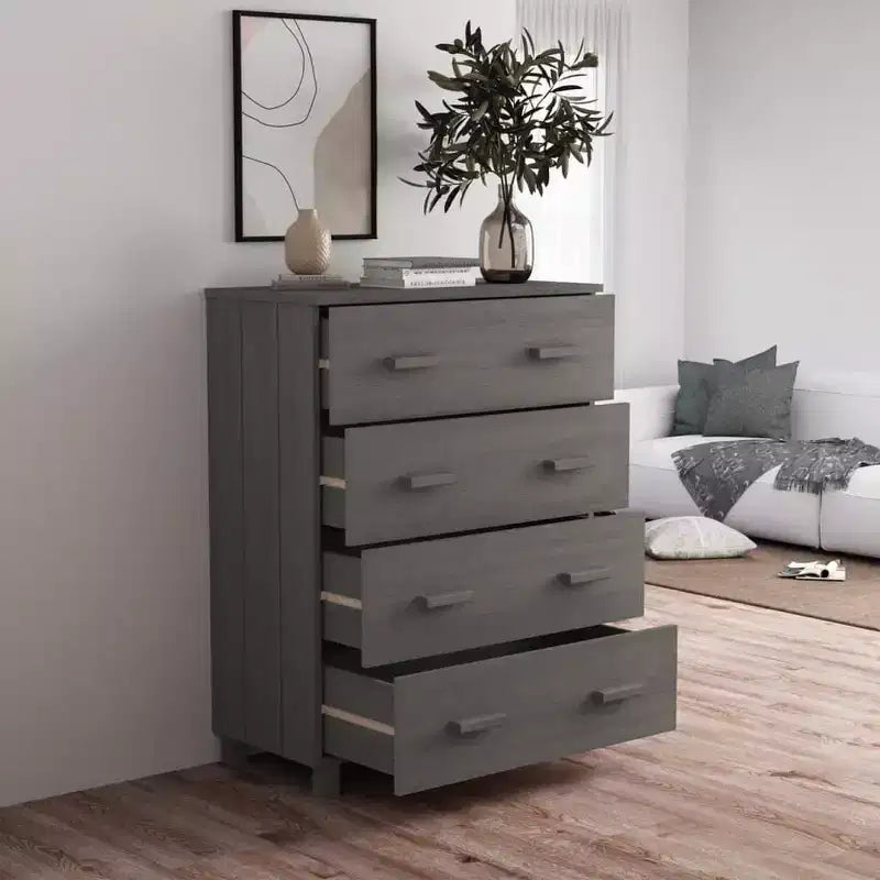 Buffet en bois tendance avec beaucoup de rangement, disponible en plusieurs coloris