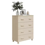 Buffet en bois tendance avec beaucoup de rangement, disponible en plusieurs coloris
