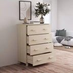 Buffet en bois tendance avec beaucoup de rangement, disponible en plusieurs coloris