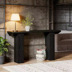 Console, table d'appoint en bois, table d'entrée longue