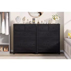 Commode à 5 tiroirs en bois avec finition naturelle, meuble de rangement moderne pour chambre à coucher, chambre d'enfant et couloir