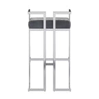Tabourets de bar et de comptoir en velours Everal – Ensemble de 2 – iNSPIRE Q