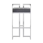 Tabourets de bar et de comptoir en velours Everal – Ensemble de 2 – iNSPIRE Q