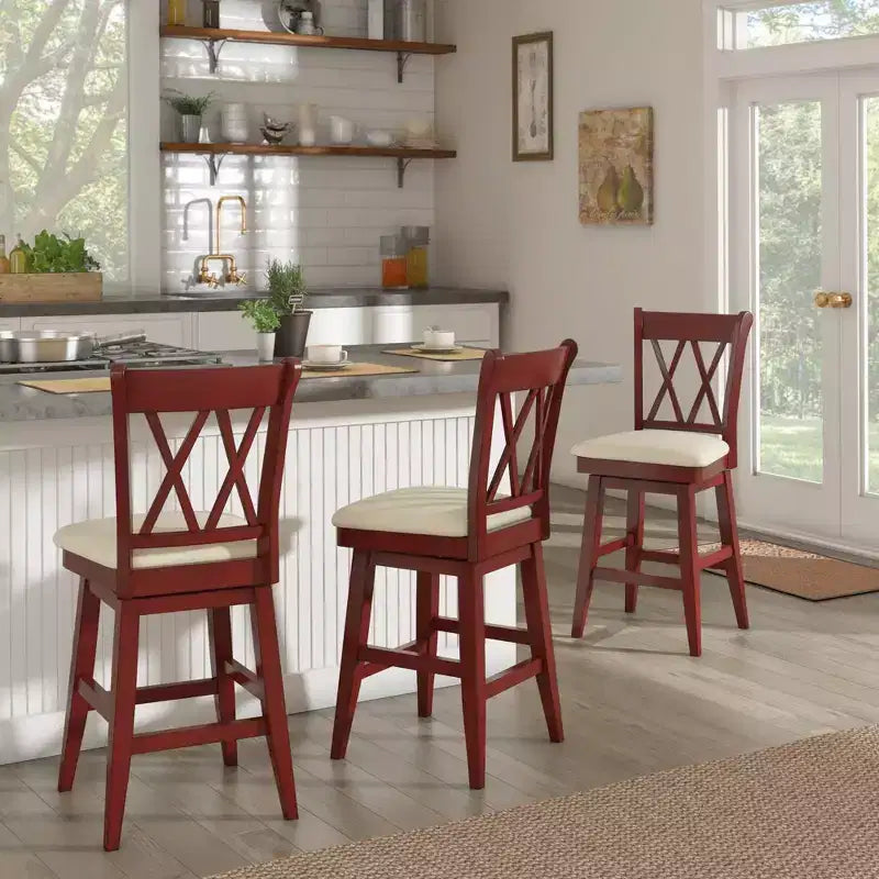 Tabourets de comptoir Truman Double X-Back - iNSPIRE Q