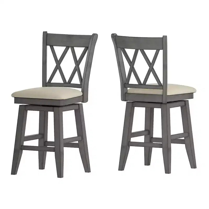 Tabourets de comptoir Truman Double X-Back - iNSPIRE Q