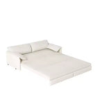 Canapé-lit Whisen 3 en 1 en velours Queen Size et canapé-lit convertible 66 Queen Size avec poches de rangement latérales (version améliorée)