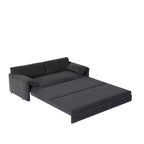 Canapé-lit Whisen 3 en 1 en velours Queen Size et canapé-lit convertible 66 Queen Size avec poches de rangement latérales (version améliorée)