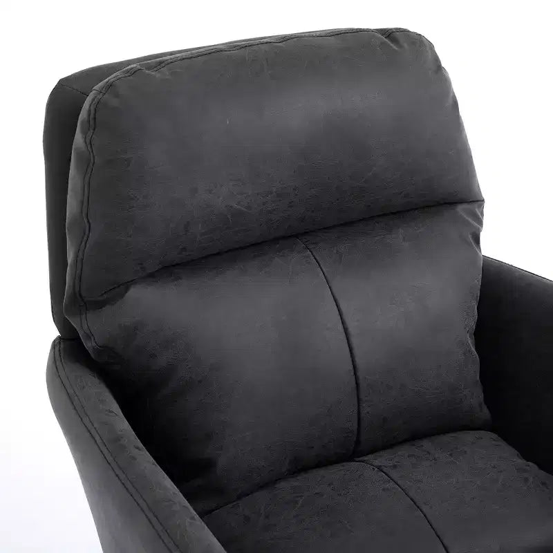 Chaise de bureau en cuir PU de qualité supérieure avec réglage de la hauteur - Convient pour le bureau, la chambre, la coiffeuse et d'autres environnements intérieurs