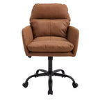Chaise de bureau en cuir PU de qualité supérieure avec réglage de la hauteur - Convient pour le bureau, la chambre, la coiffeuse et d'autres environnements intérieurs