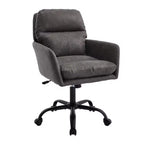 Chaise de bureau en cuir PU de qualité supérieure avec réglage de la hauteur - Convient pour le bureau, la chambre, la coiffeuse et d'autres environnements intérieurs