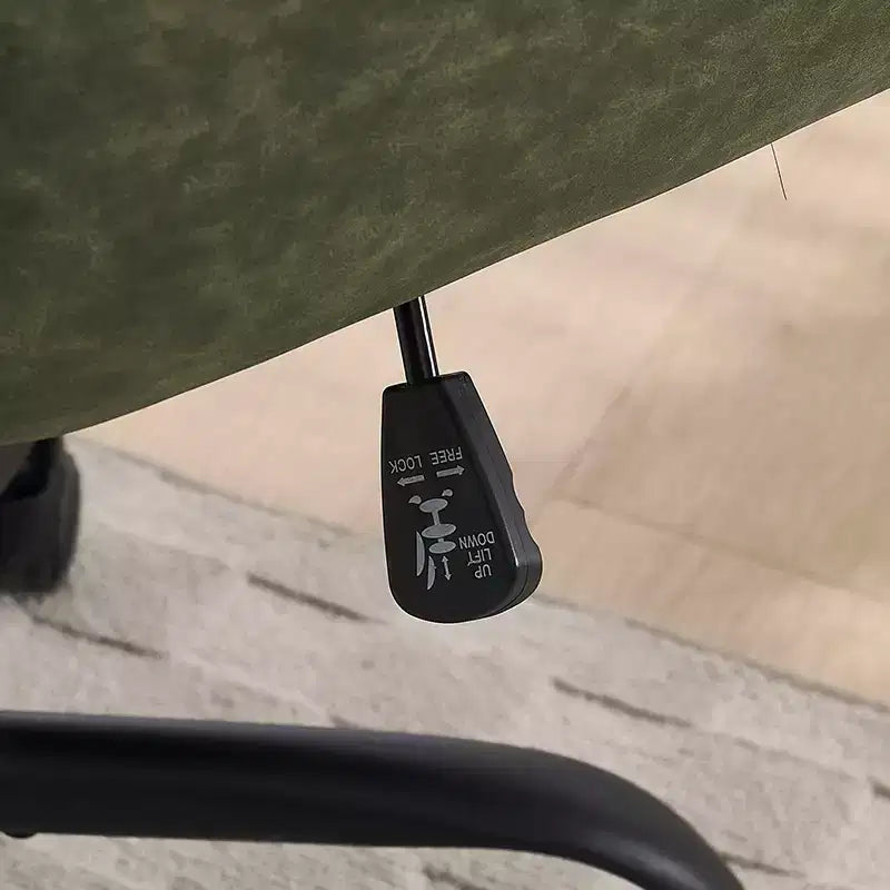 Chaise de bureau en cuir PU de qualité supérieure avec réglage de la hauteur - Convient pour le bureau, la chambre, la coiffeuse et d'autres environnements intérieurs