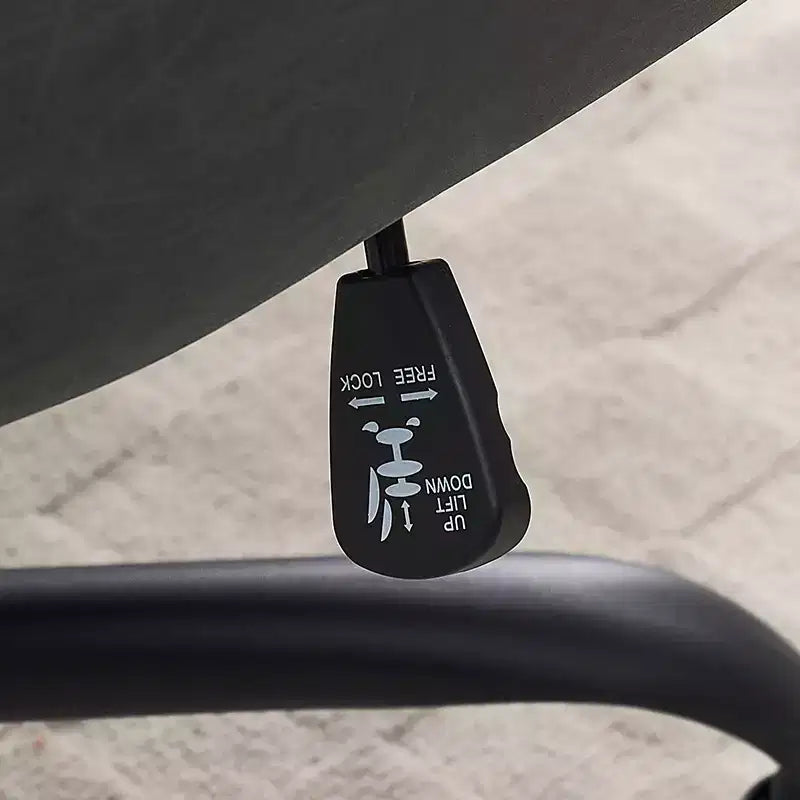 Chaise de bureau en cuir PU de qualité supérieure avec réglage de la hauteur - Convient pour le bureau, la chambre, la coiffeuse et d'autres environnements intérieurs