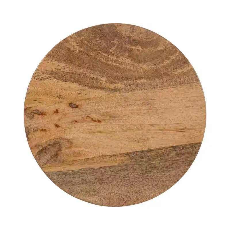 Table d'appoint en bois Kate and Laurel Reid, 10x10x22, Naturel