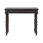 Console en bois sculpté Kate and Laurel Patresa, 36x14x30, Brun foncé