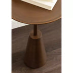 Table d'appoint ronde Sitara Kate and Laurel, 14x14x24, or