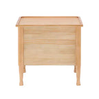 Christopher Knight Home Esha Table de chevet moderne en bois à 2 tiroirs avec plateau de service