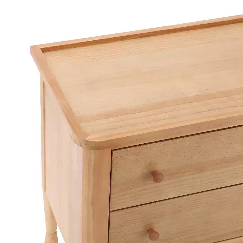Christopher Knight Home Esha Table de chevet moderne en bois à 2 tiroirs avec plateau de service