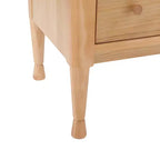 Christopher Knight Home Esha Table de chevet moderne en bois à 2 tiroirs avec plateau de service