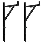 Heavy Duty Adjustable Ladder Rack for Pickup Trucks  Steel Construction  19-34 Extendable, 44.5-49.5 Height  250 lbs Load  Ideal for Kayaks