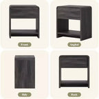 AMERLIFE Lot de 2 tables de chevet modernes avec tiroir et étagère ouverte, en bois composite