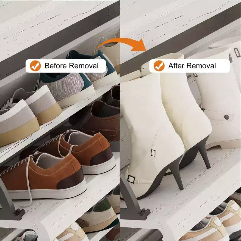 COZONY Armoire à chaussures haute de 46 po avec 3 tiroirs basculants Meuble de rangement à chaussures en bois avec étagère réglable pour entrée, couloir, salon