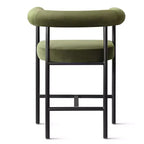 Lot de 3 tabourets de comptoir de luxe en velours avec accoudoirs, chaises de bar modernes de 24 pouces de large pour grand îlot de cuisine - Panipeachy
