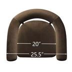 Lot de 3 tabourets de comptoir de luxe en velours avec accoudoirs, chaises de bar modernes de 24 pouces de large pour grand îlot de cuisine - Panipeachy