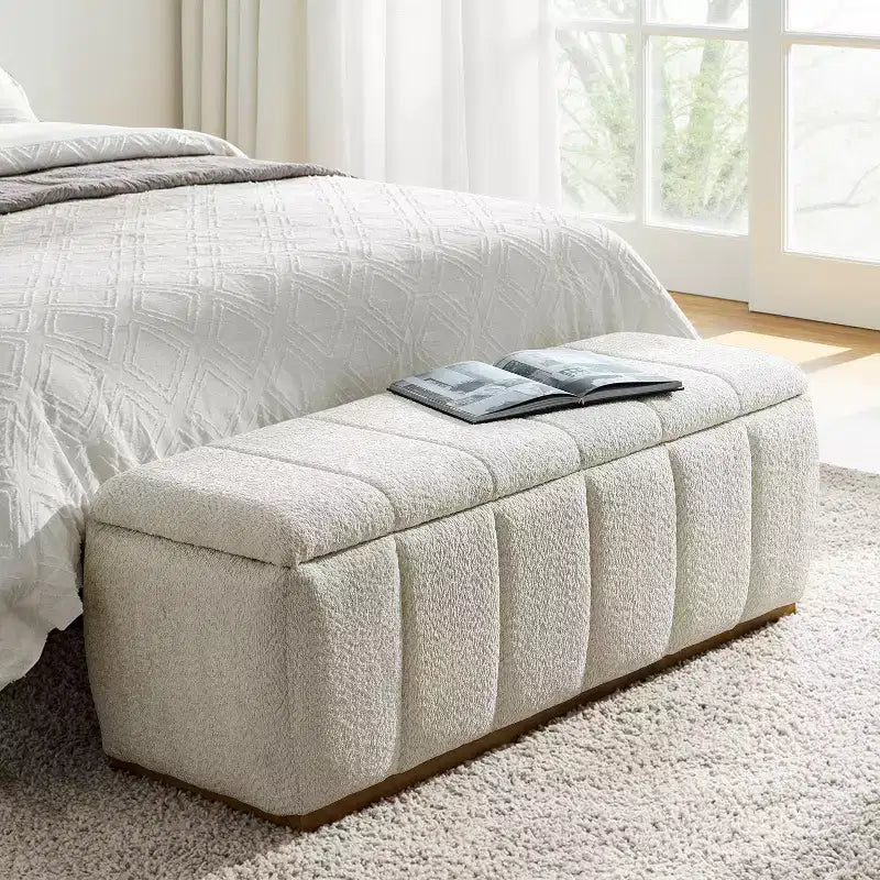 Banc Paula Mid-Century Modern|Artful Living Design-BEIGE