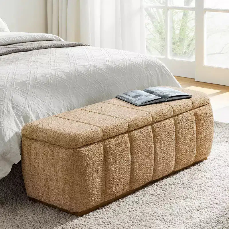 Banc Paula Mid-Century Modern|Artful Living Design-BEIGE