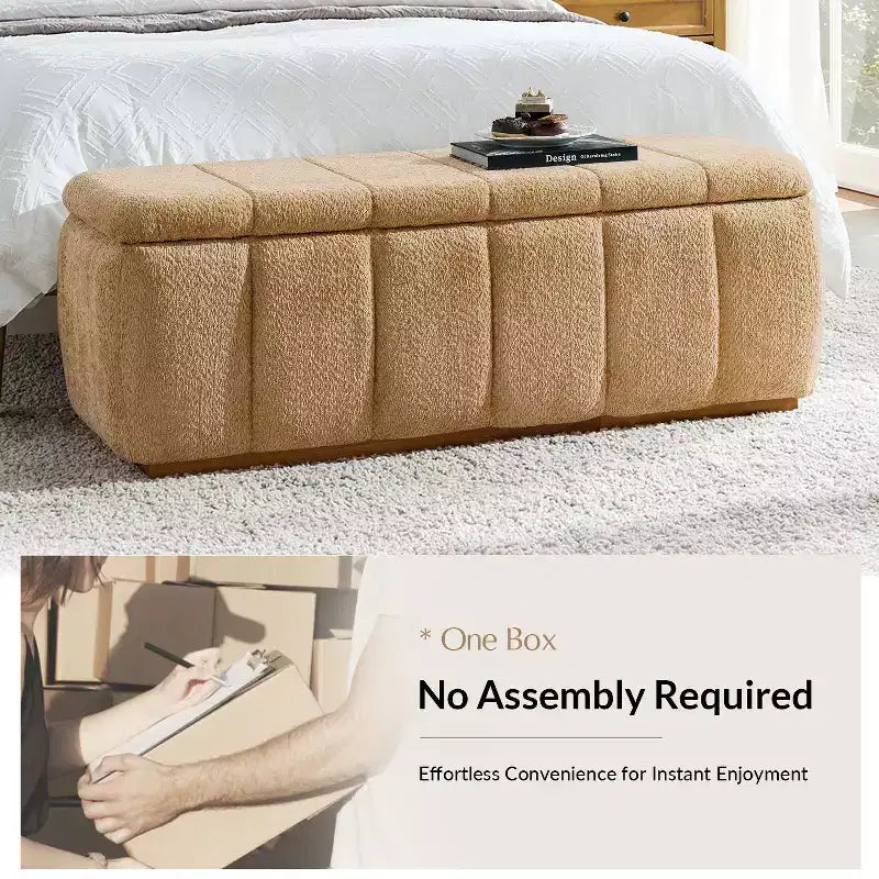 Banc Paula Mid-Century Modern|Artful Living Design-BEIGE