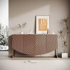GDFStudio Thekla Bahut de rangement moderne texturé à vagues