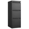 3/4 Drawer File Cabinet with Lock, Vertical File Cabinets for Home Office, Metal Filing Cabinets, Heavy Duty Steel Lockable Filing Storage Cabinet