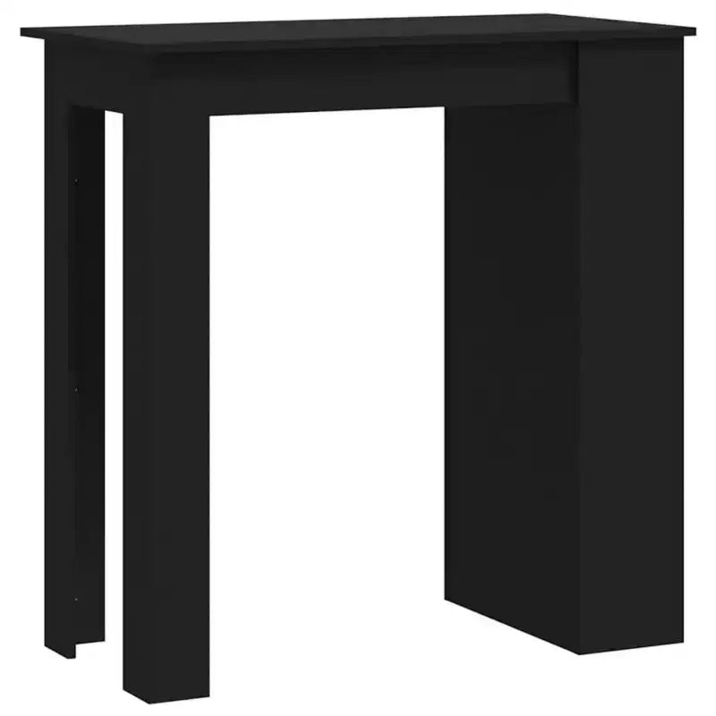 Table de bar avec étagère de rangement - Design moderne pour salle à manger et cuisine