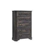 Commode de Ferme à 5 Tiroirs, Grande Commode Vintage de 122 cm