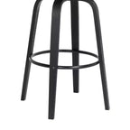 Tabouret pivotant urbain en similicuir GDFStudio