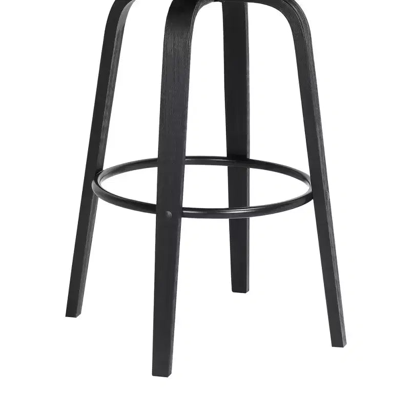 Tabouret pivotant urbain en similicuir GDFStudio