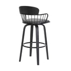 Tabouret pivotant urbain en similicuir GDFStudio