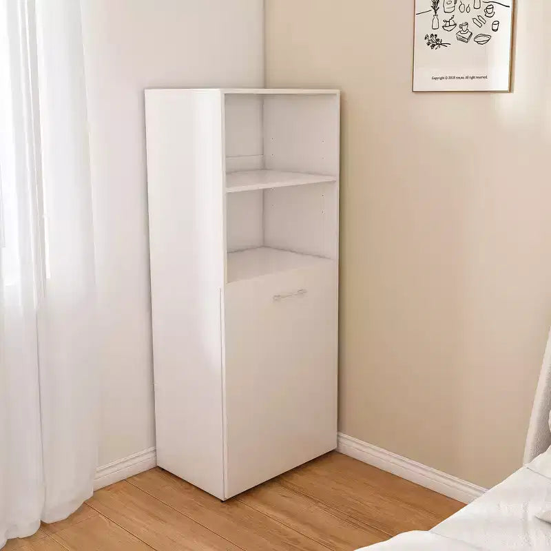 Bureau extensible avec étagères de rangement et roulettes, design pliable pour petits espaces et bureaux (blanc)
