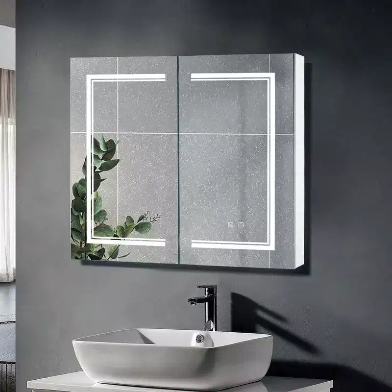 Karl Home Bathroom Wall Cabinet with Mirror
