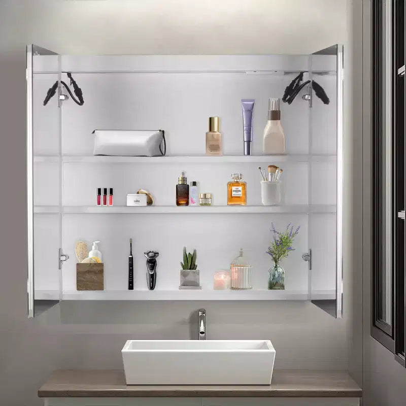 Meuble de salle de bain mural Karl avec miroir